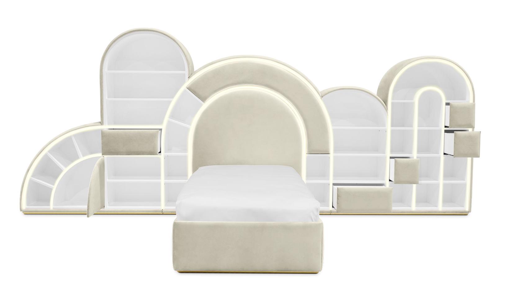 Letto Per Bambini Bubblegum Marshmallow Cream
