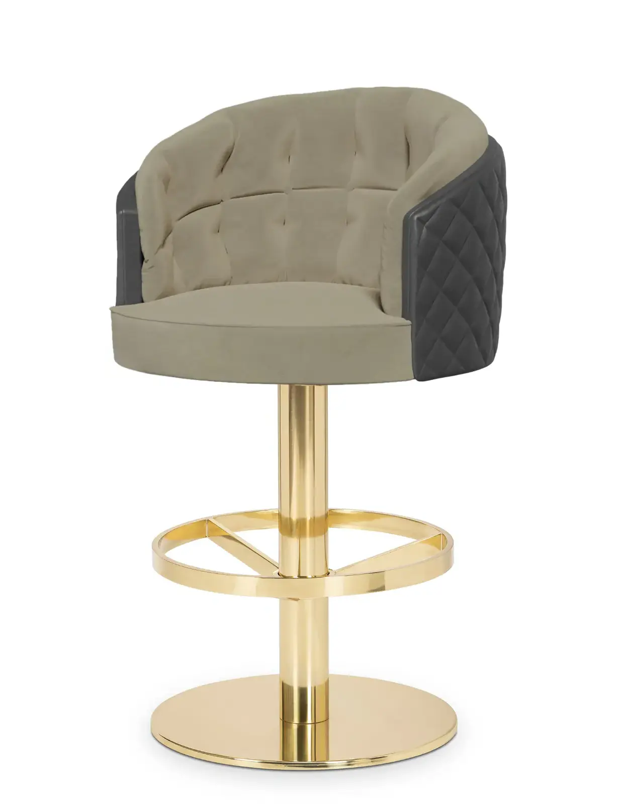 Sedia da Bar Girevole Luxe
