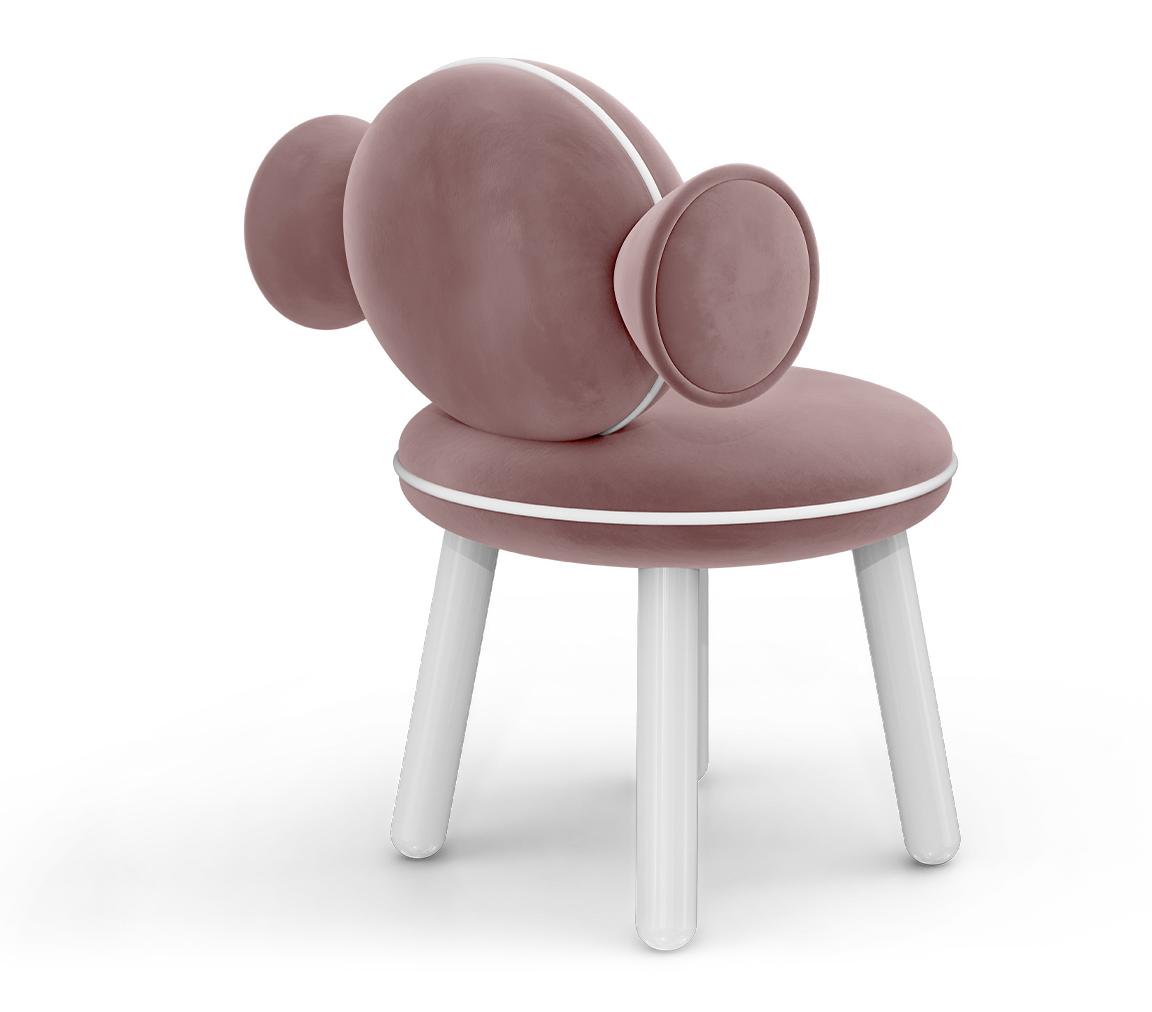 Sedia Per Bambini Lollipop Pink Puff