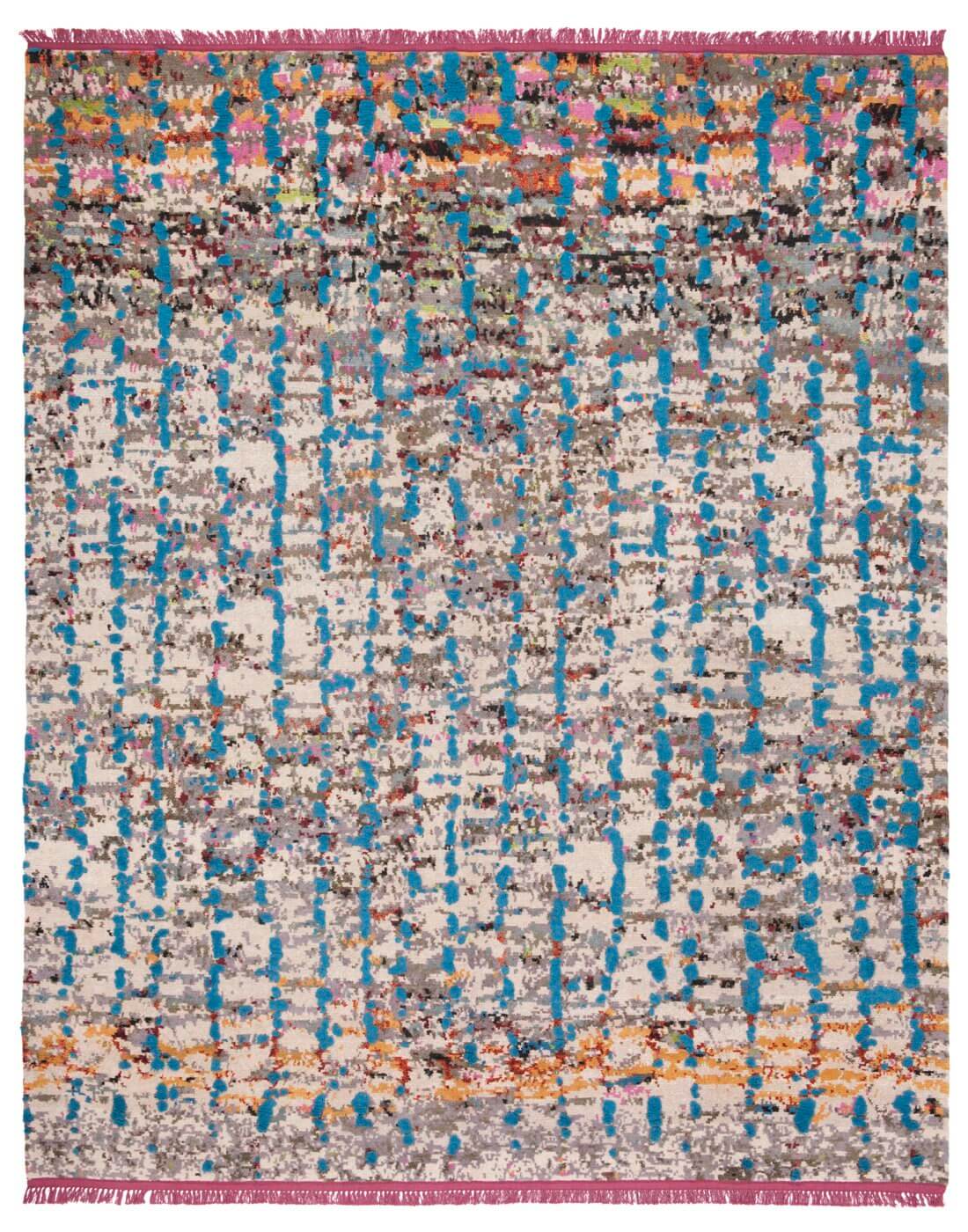 Tappeto Lost Weave 5 Blu