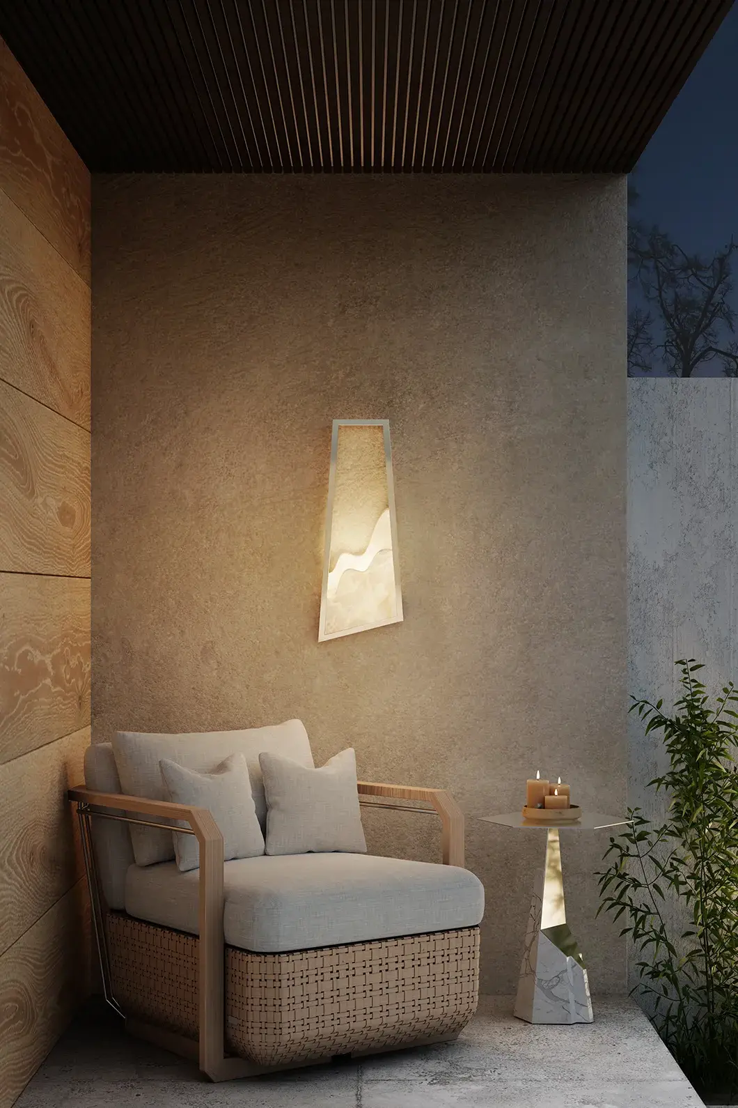 Tavolino Laterale Halo Grey - 2