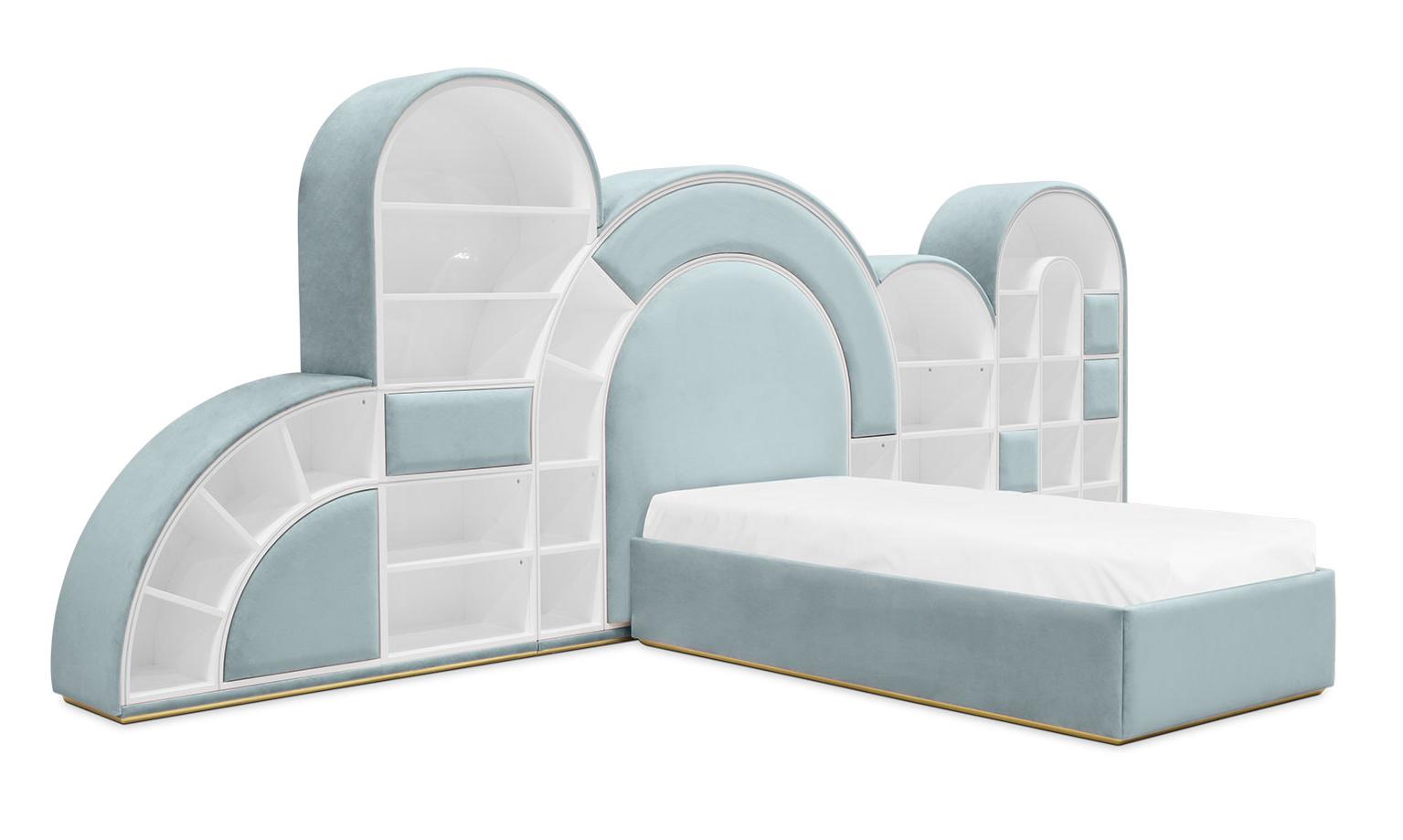 Letto Per Bambini Bubblegum Marshmallow Blue