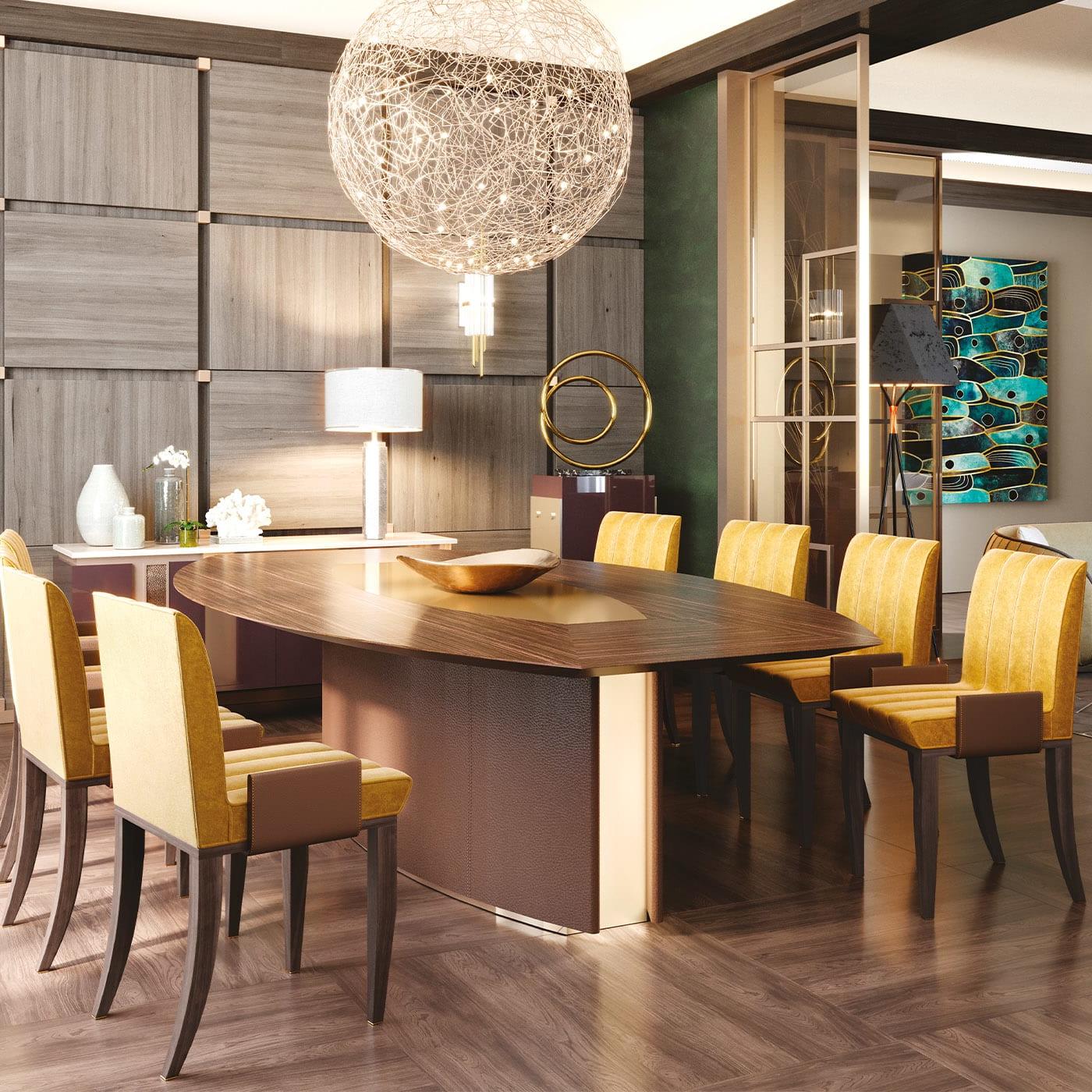 Tavolo Moderno Italiano Ares | Dimensioni: L 300 x H 157 x H 75 cm