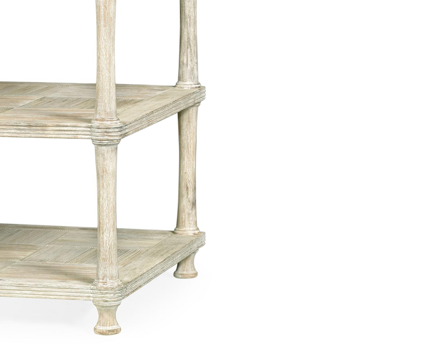 Tavolino laterale con cassetto Bywater Washed Acacia