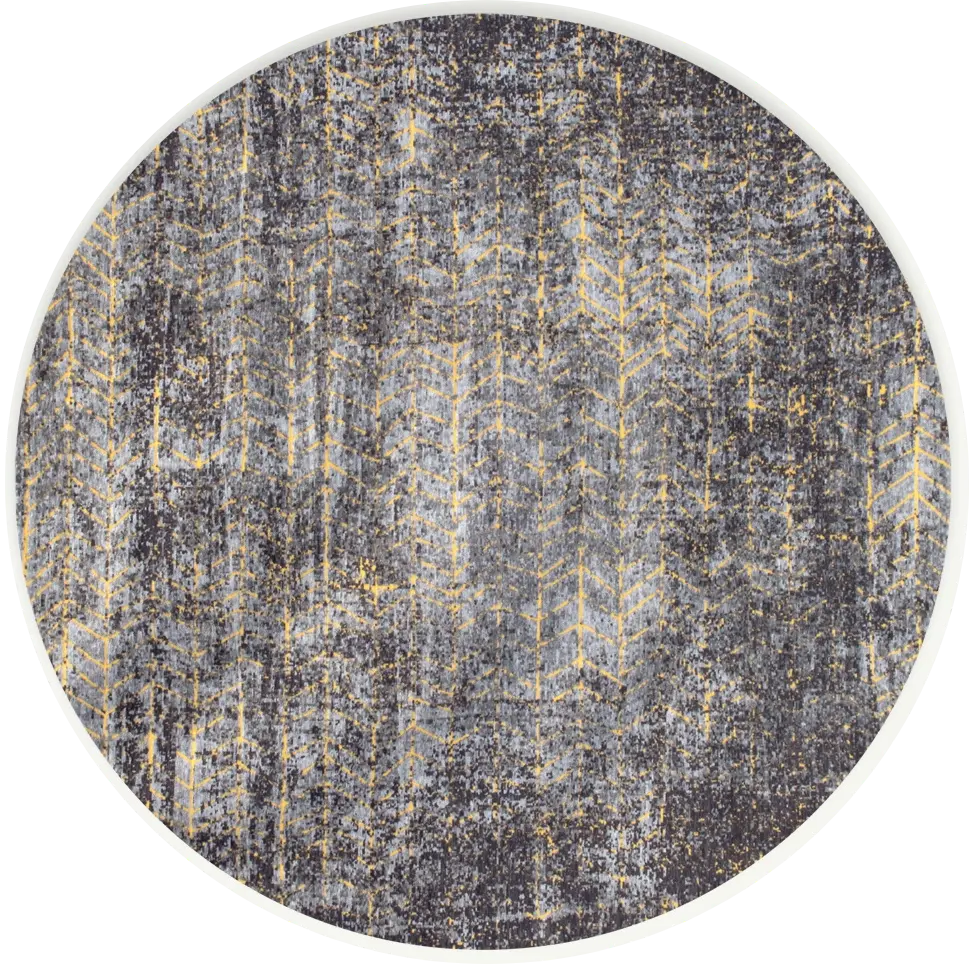 Tappeto Rotondo Broadway Glitter 8422