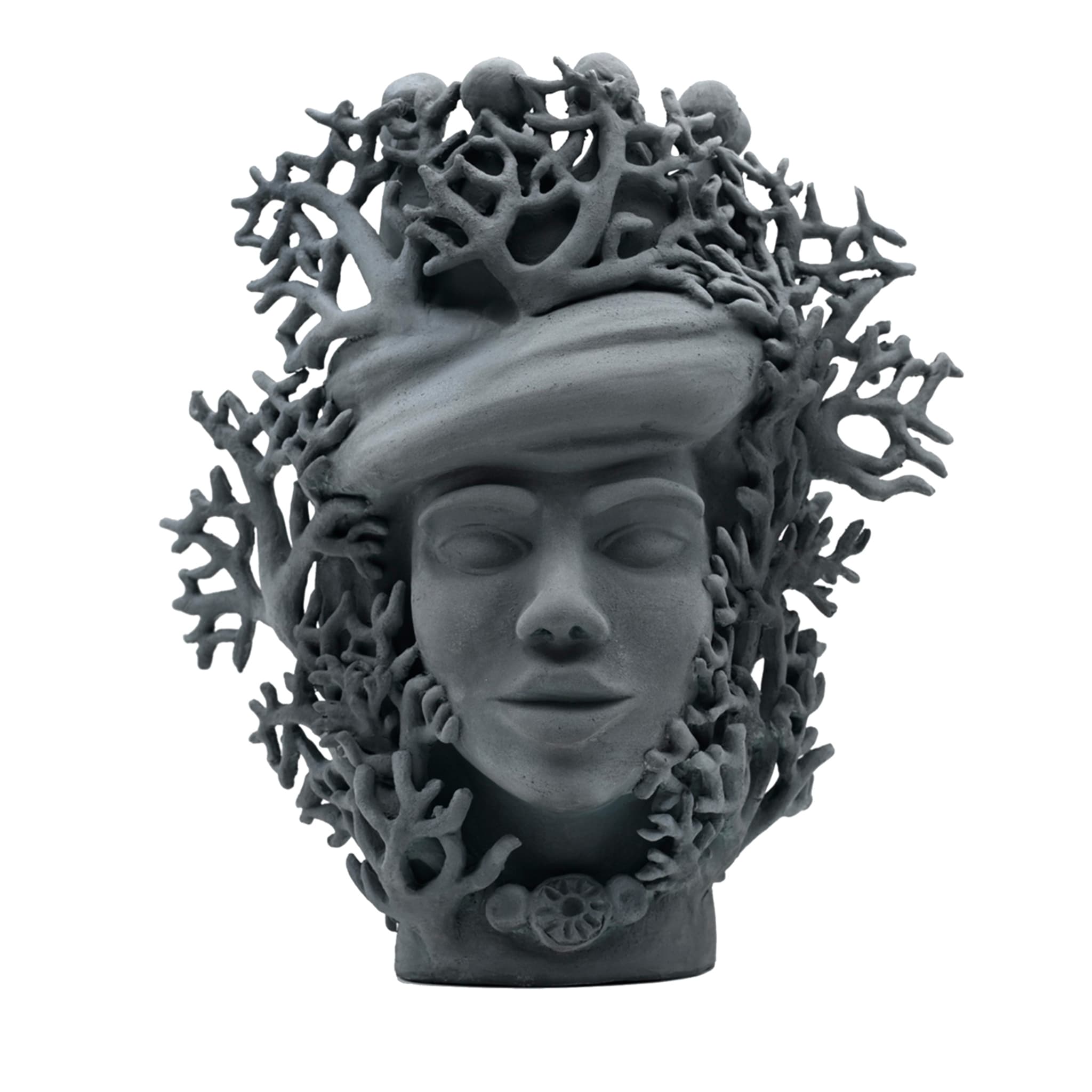 Testa di Moro Corallo Scultura