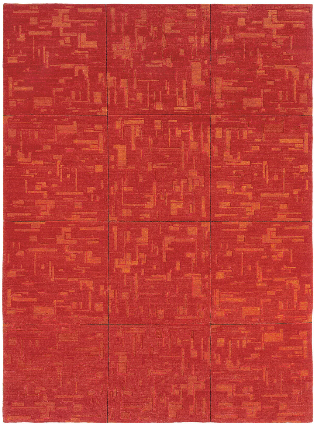 Tappeto Map Rosso