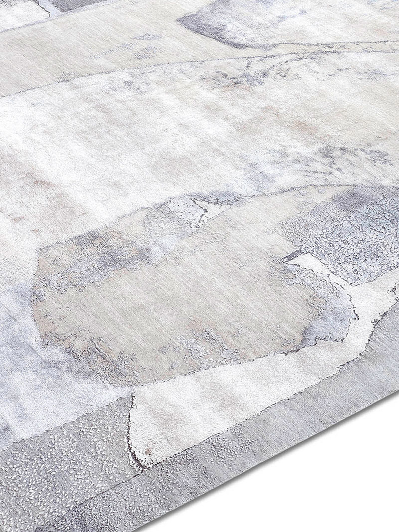 Tappeto Tessuto Neve Argento | Misura: 365 x 457 cm
