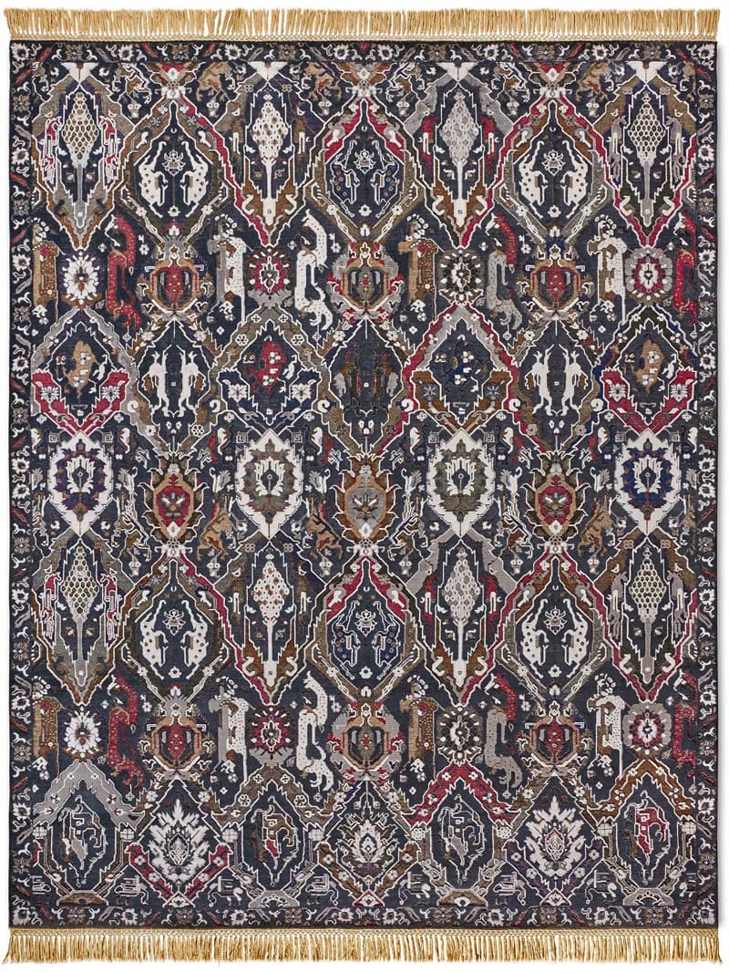 Tappeto Lusso KavaBagh Nero | Misura: 274 x 365 cm