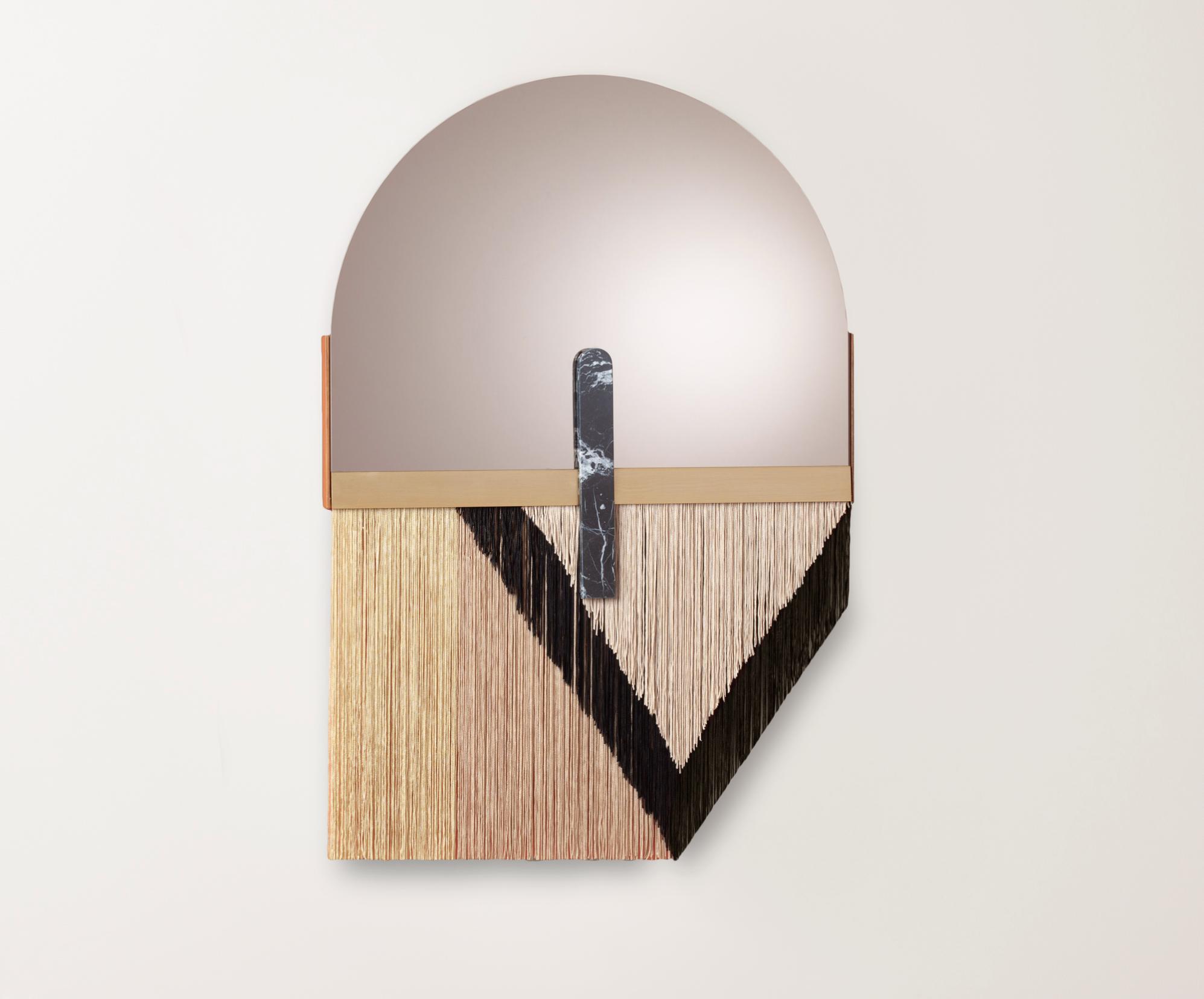 Specchio decorativo da parete Souk Black