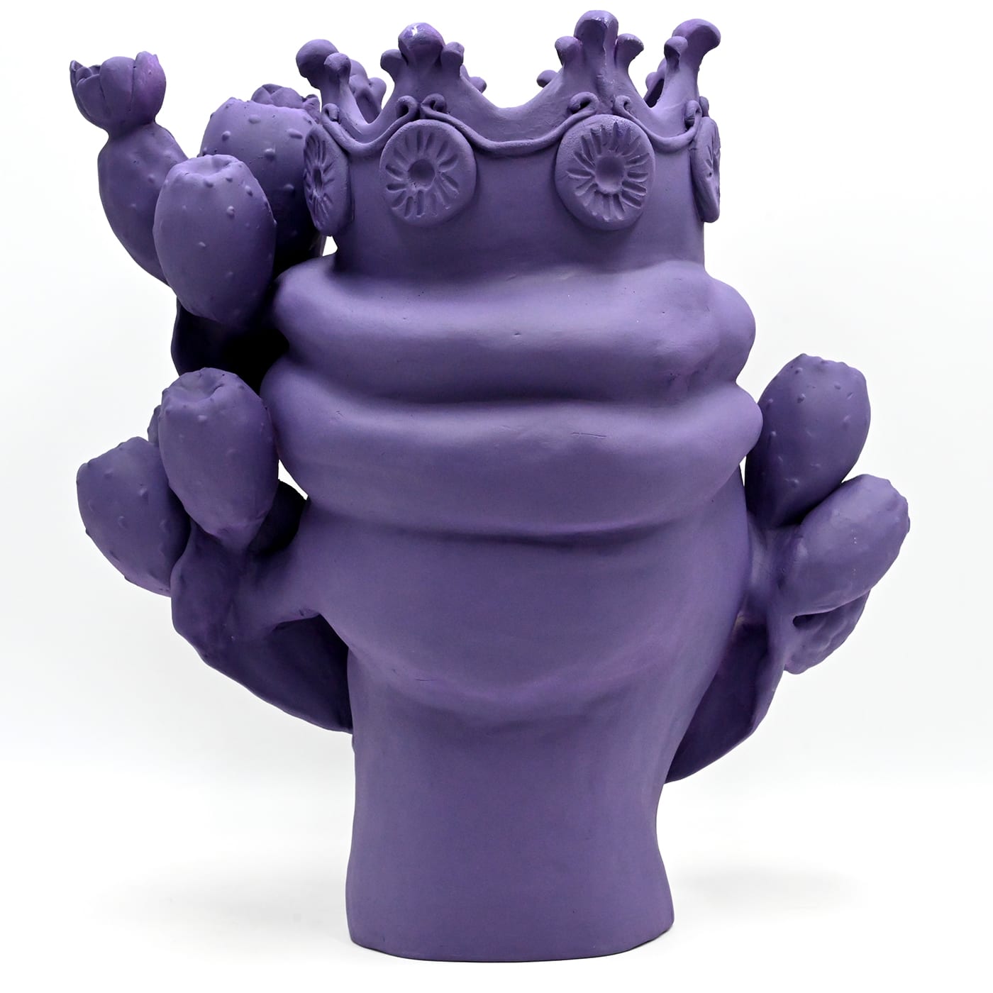Testa di Moro Viola Scultura