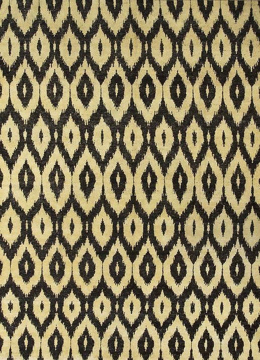 Tappeto Ikat Giallo