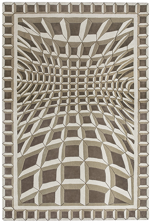 Tappeto Illusion Intrecciato a Mano Indiano