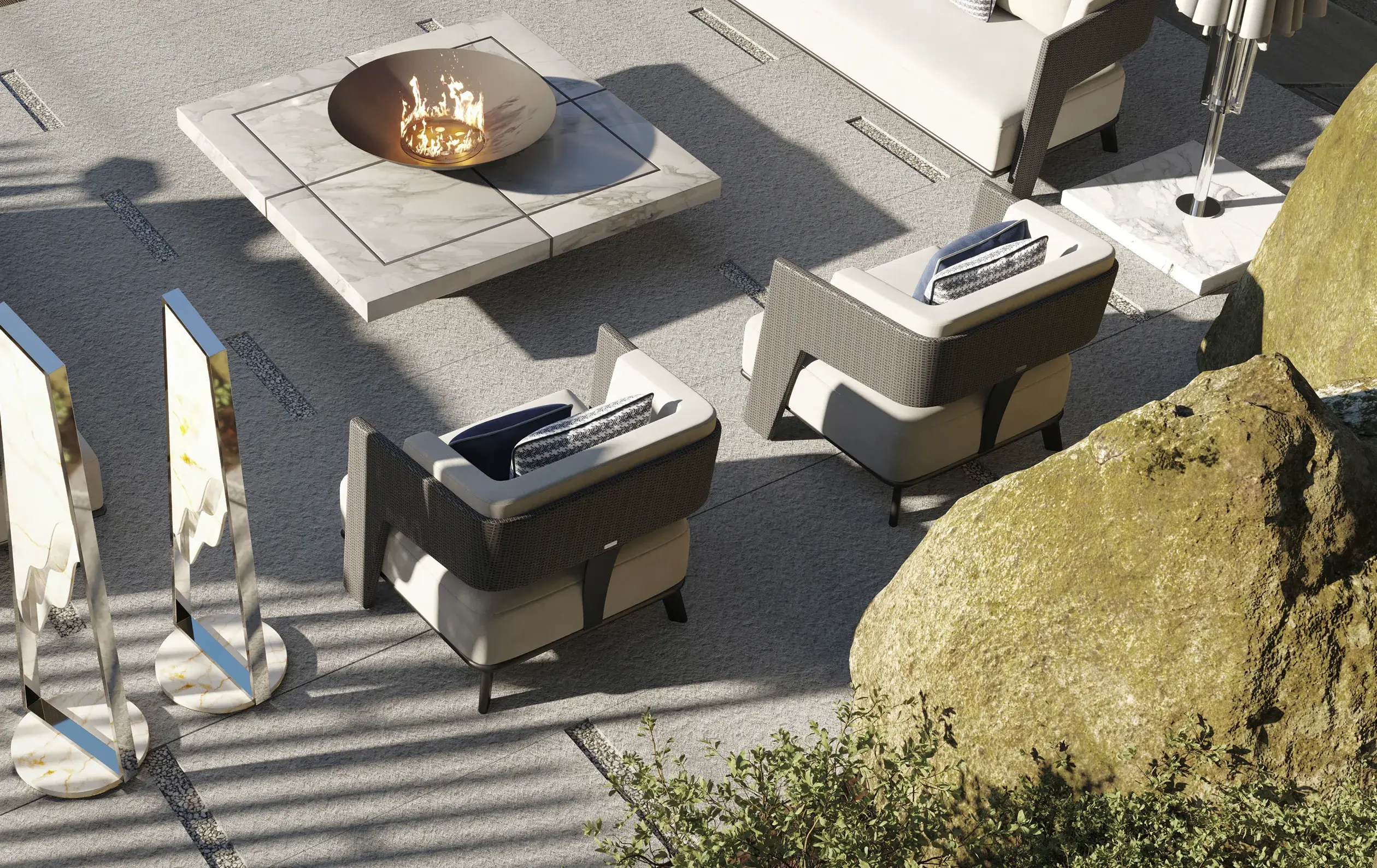 Poltrona Crown Grey - 1