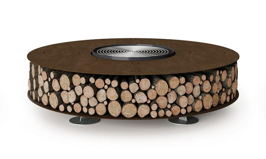 Braciere Zero in Acciaio Corten