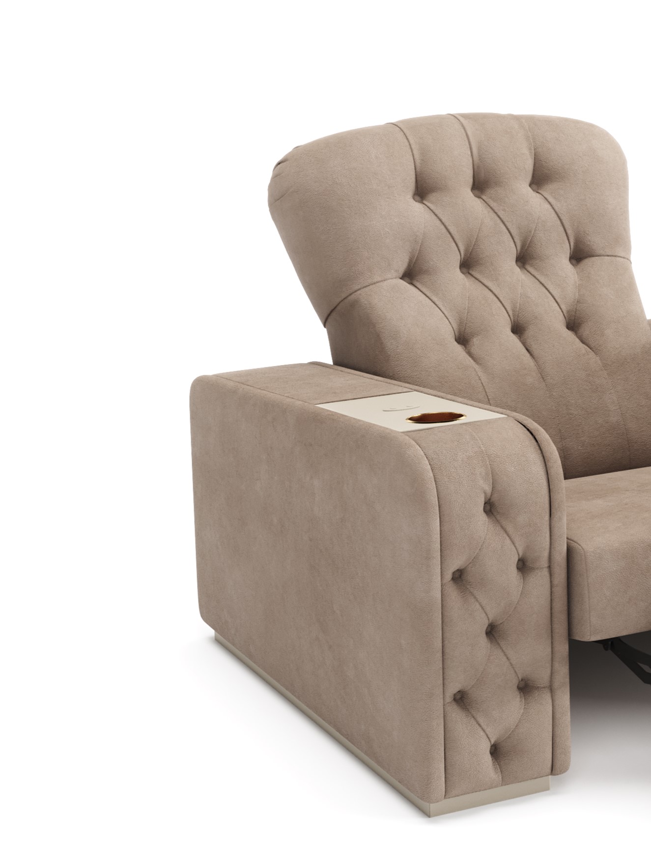 Poltrona reclinabile da home cinema Chest