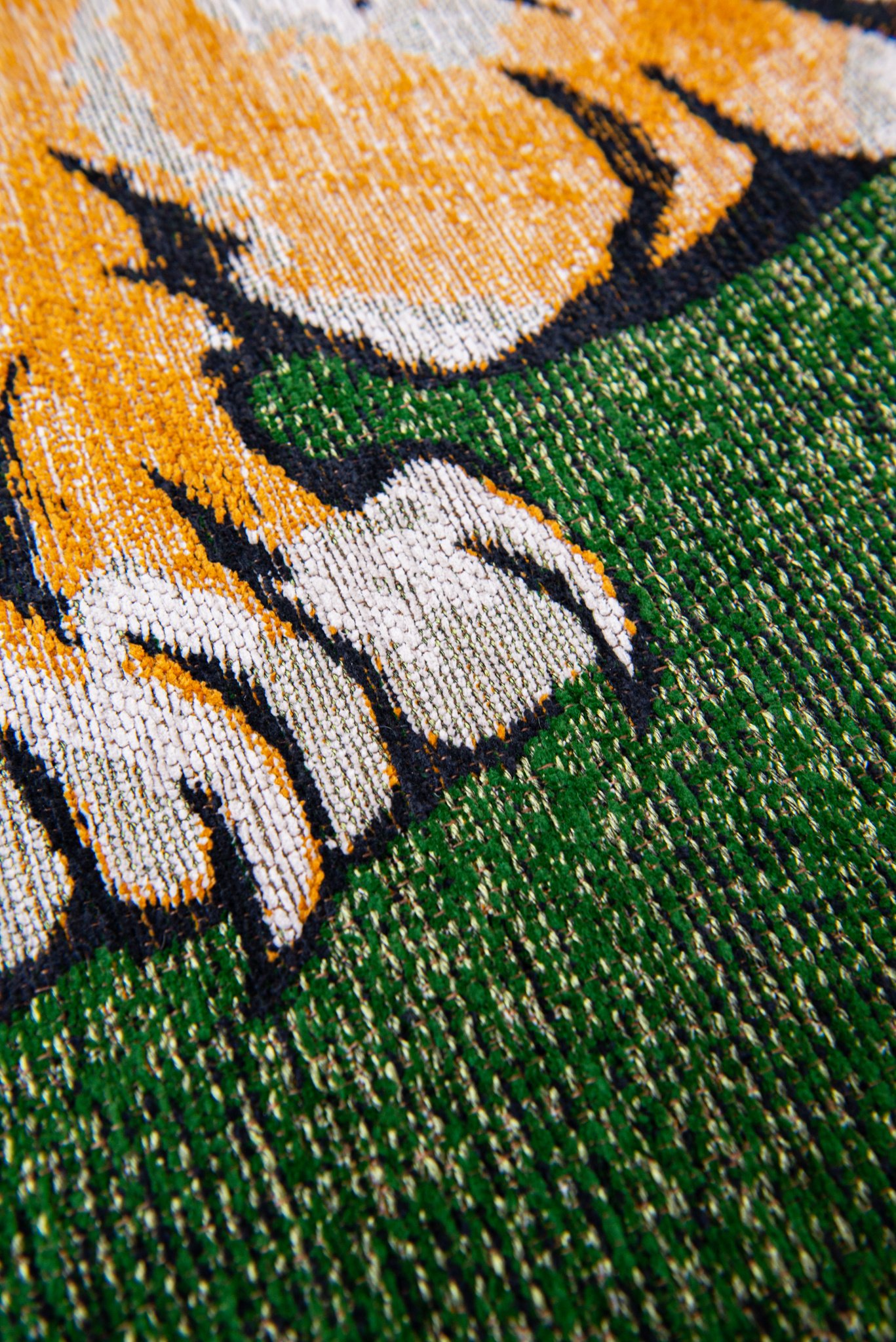 Tappeto Green On Fire 9388