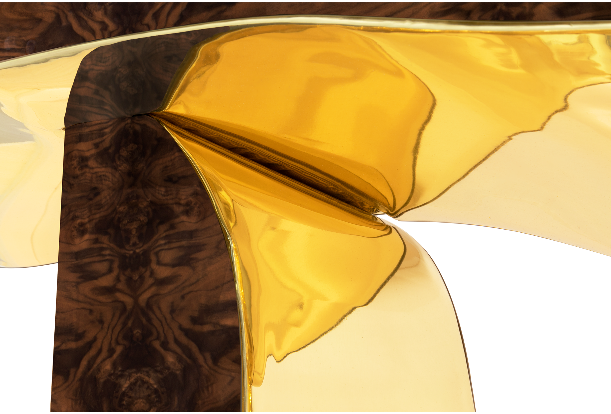 Consolle in Noce Fissure