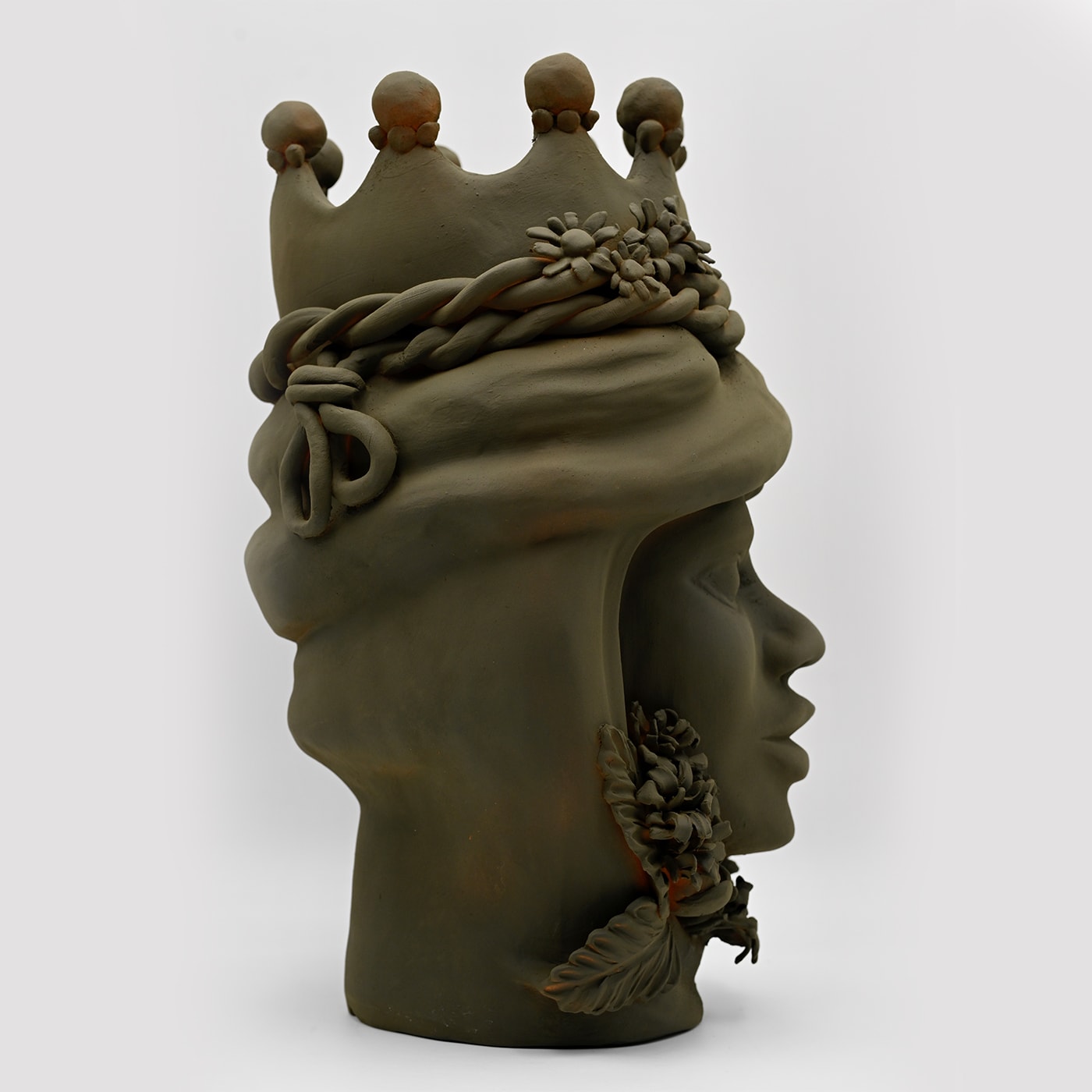 Testa di Moro Artigianale Scultura