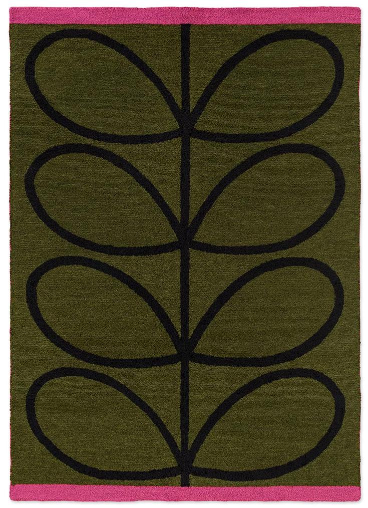 Tappeto Stelo Lineare Oliva Esterno | Misura: 200 x 280 cm