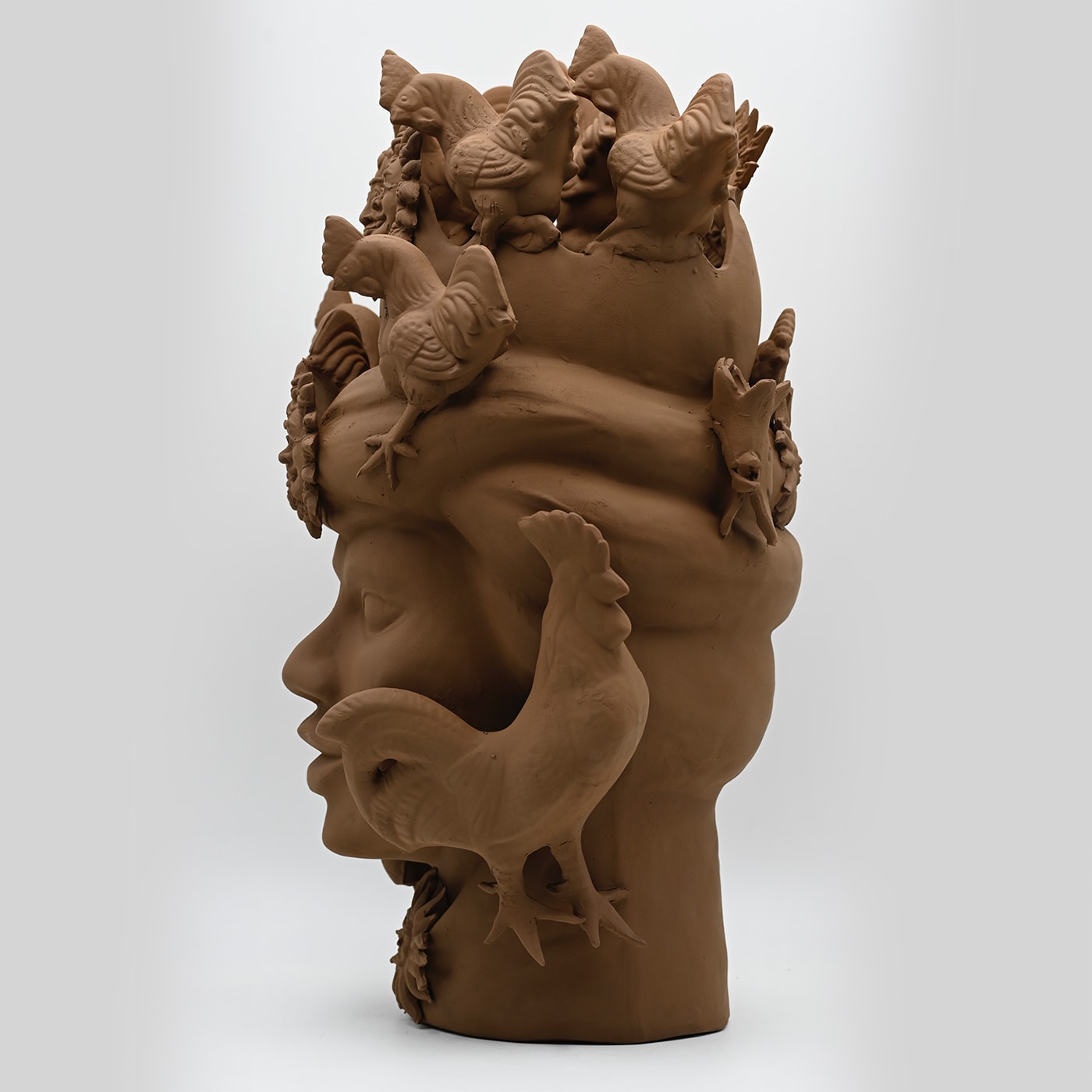 Testa di Moro Raffinata Scultura