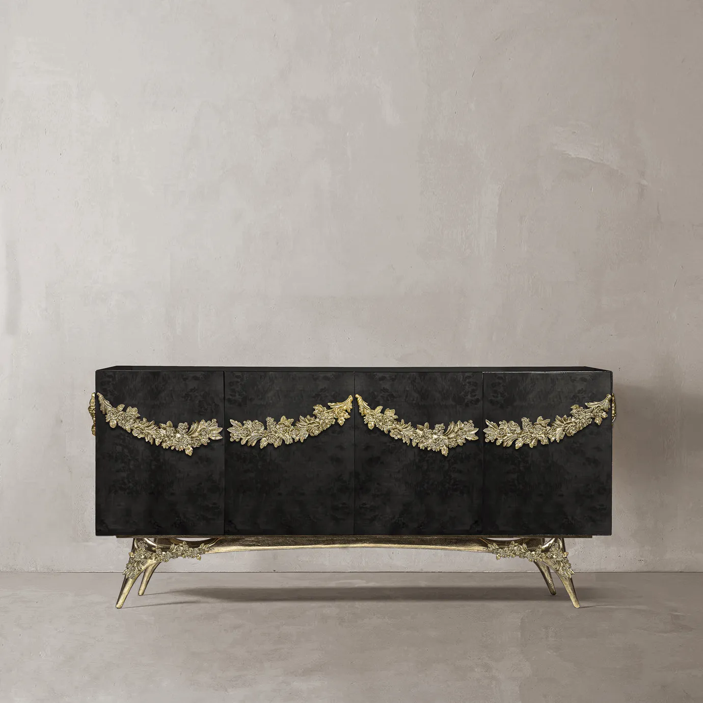 Majestica Credenza Radice di Pioppo Nera