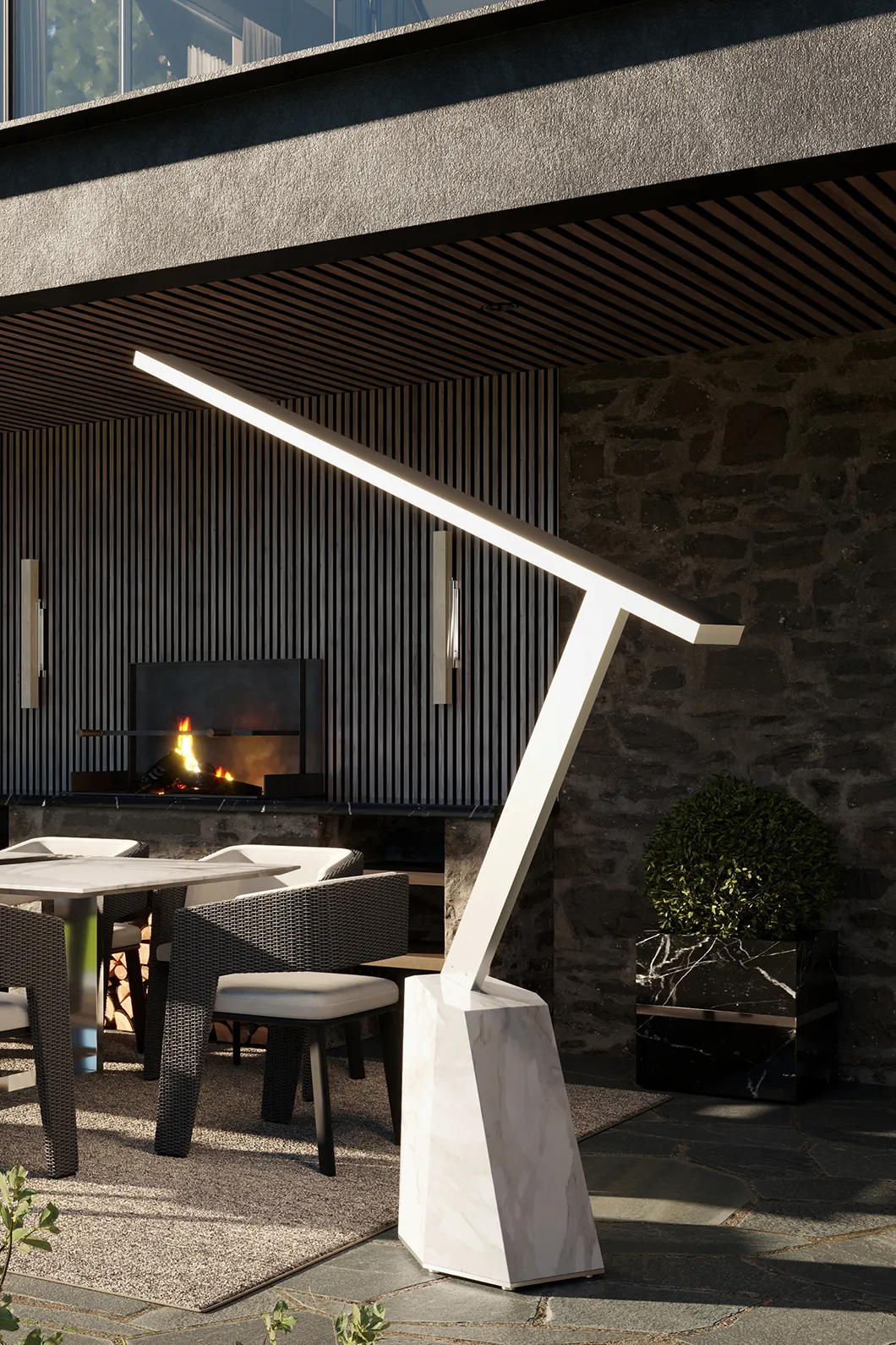 Lampada da Terra Outdoor Horizon