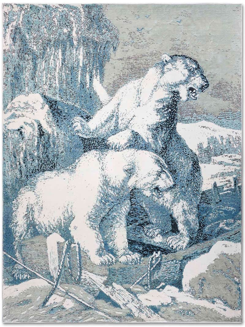 Tappeto Tessuto Orso Polare | Misura: 170 x 240 cm