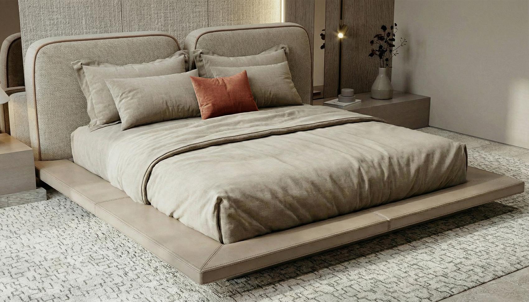 Letto Aura con Testiera Bassa