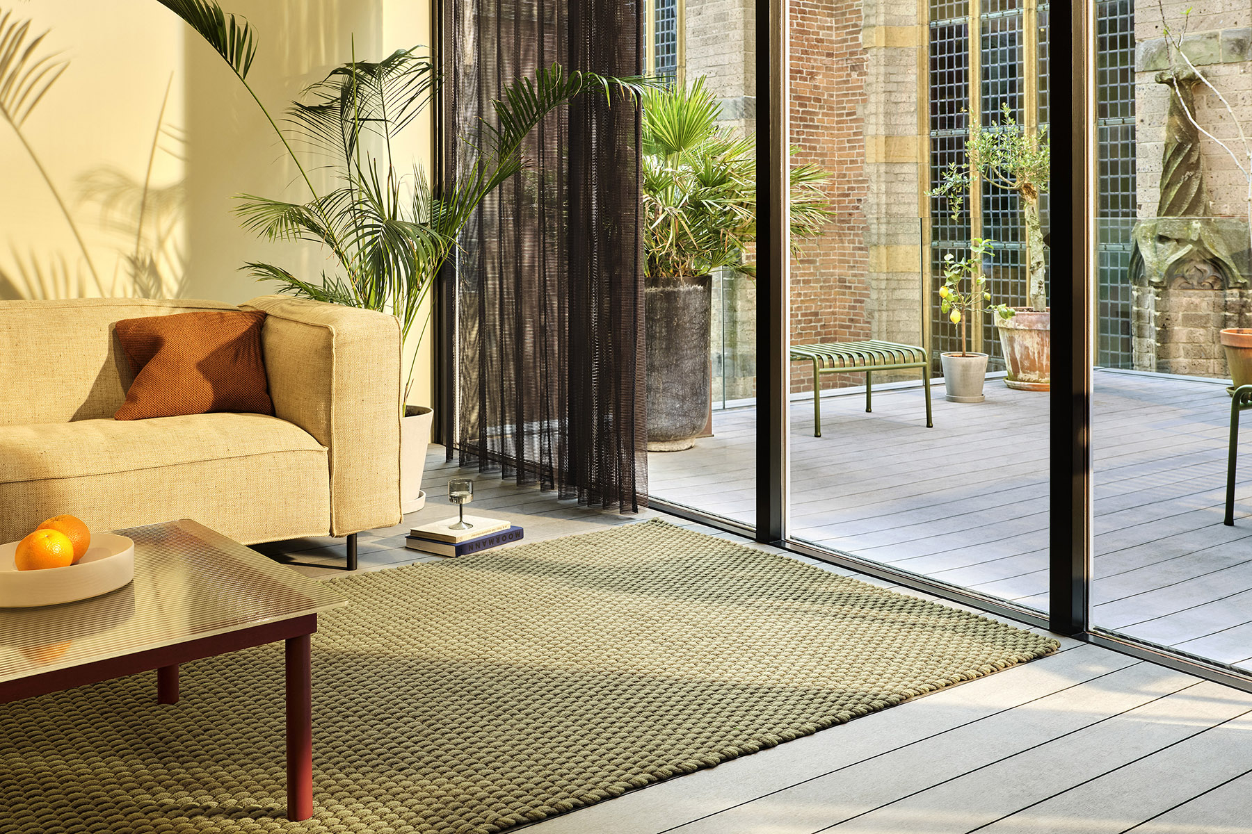 Tappeto Lace Thyme-Pine Per Esterni | Misura: 250 x 350 cm