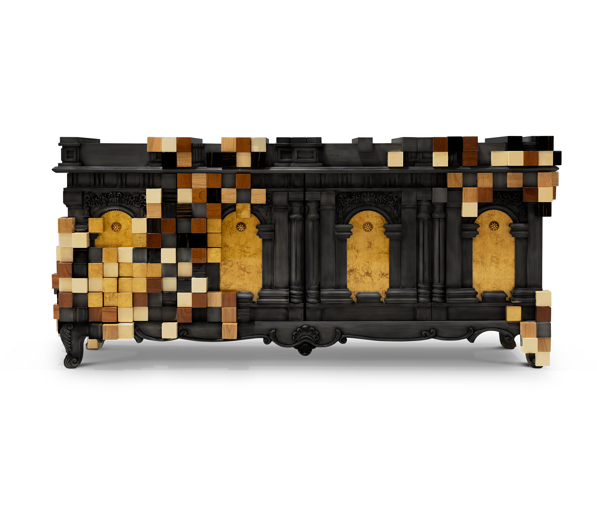 Credenza Nera Trafalgar
