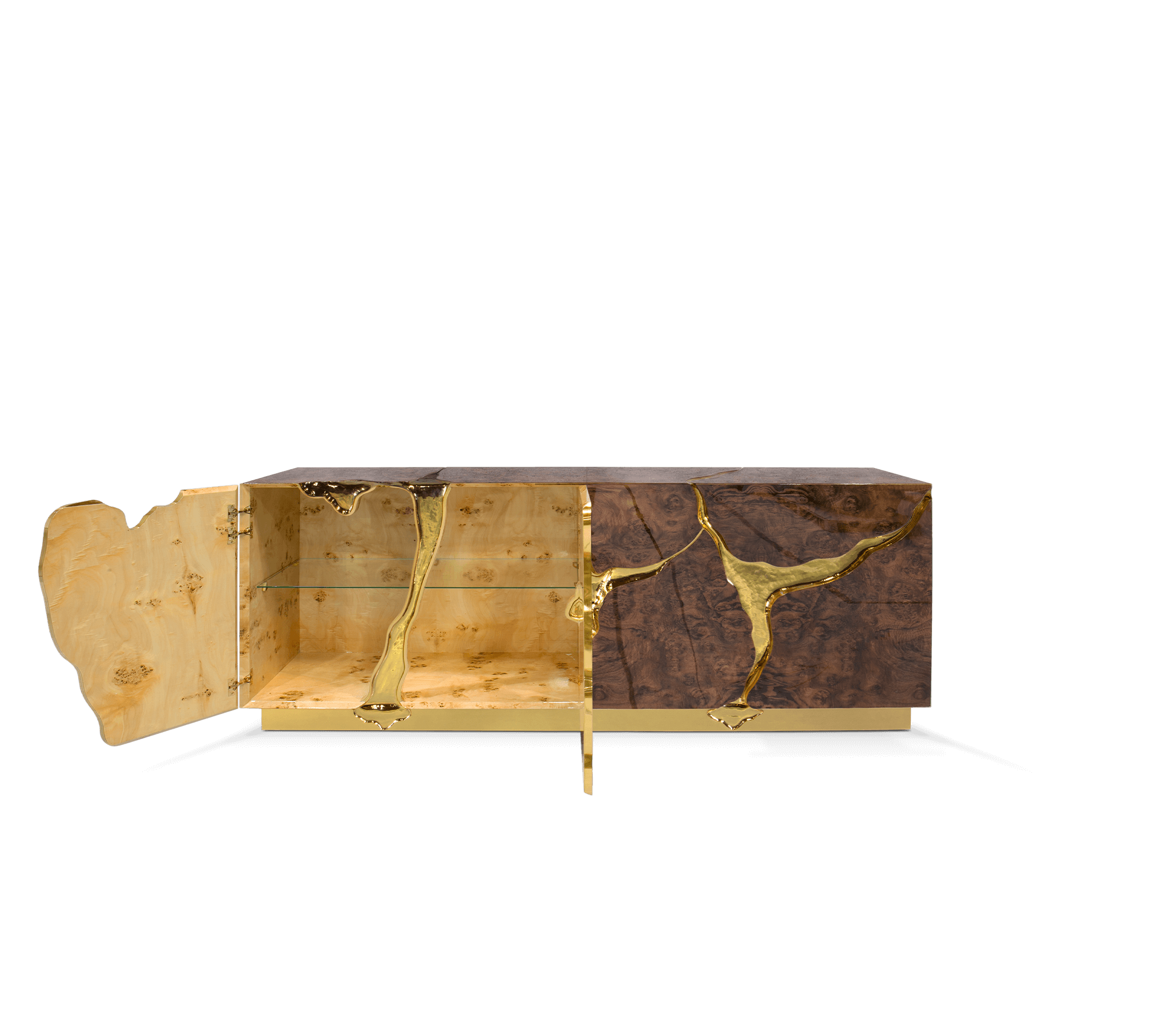 Credenza in Noce Fissure