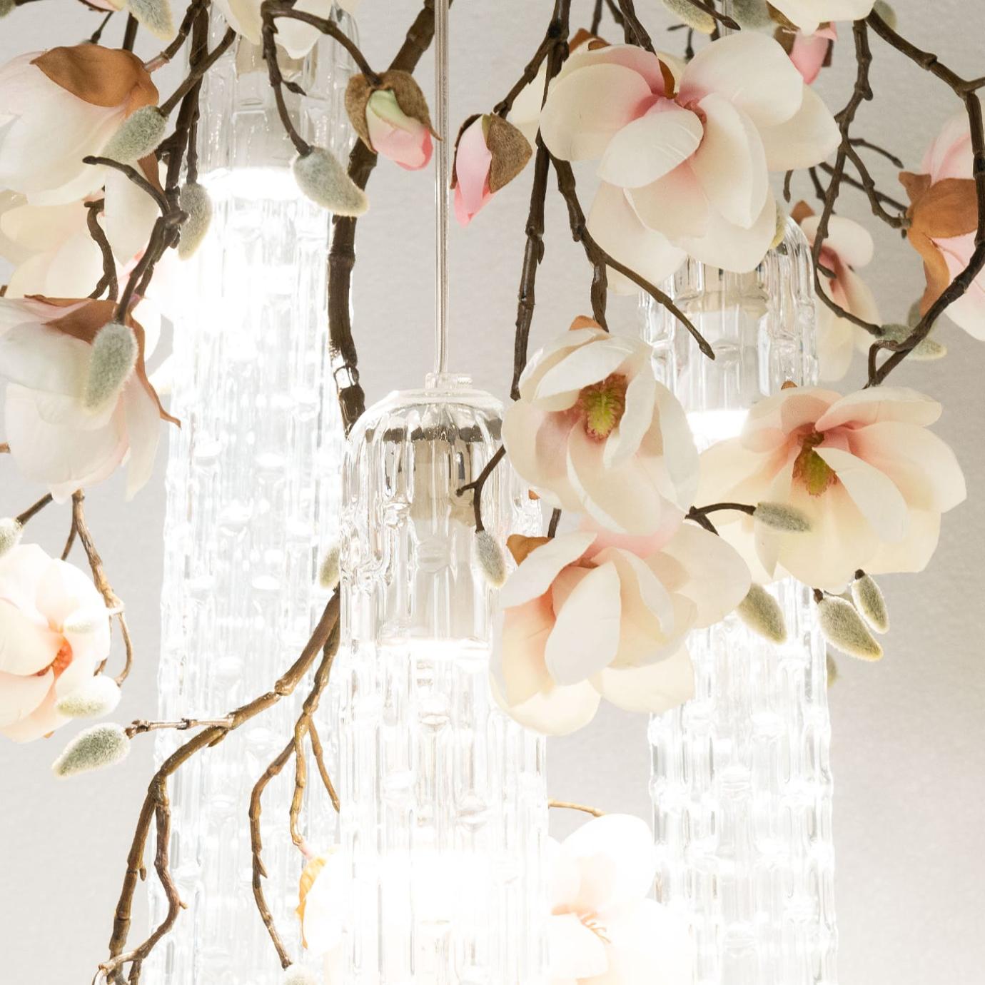 Lampadario Piccolo Magnolia Bianco