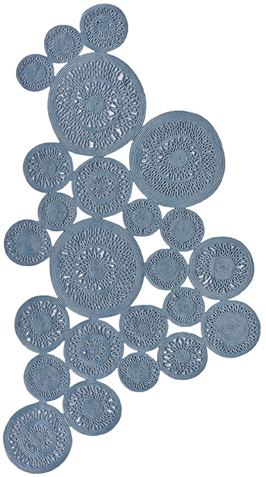 Tappeto Rope Blu Indoor/Outdoor