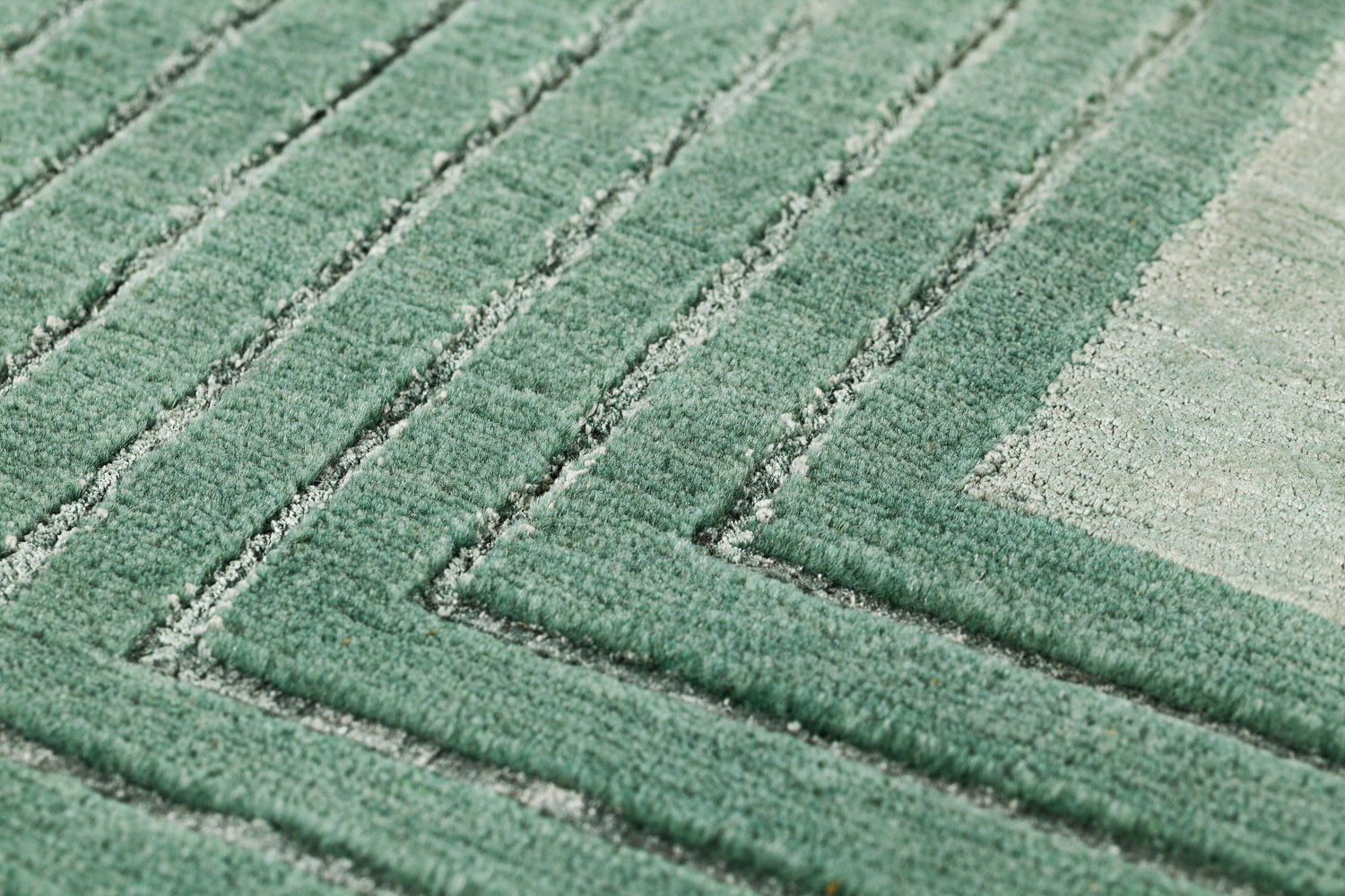 Tappeto Verde Cornice
