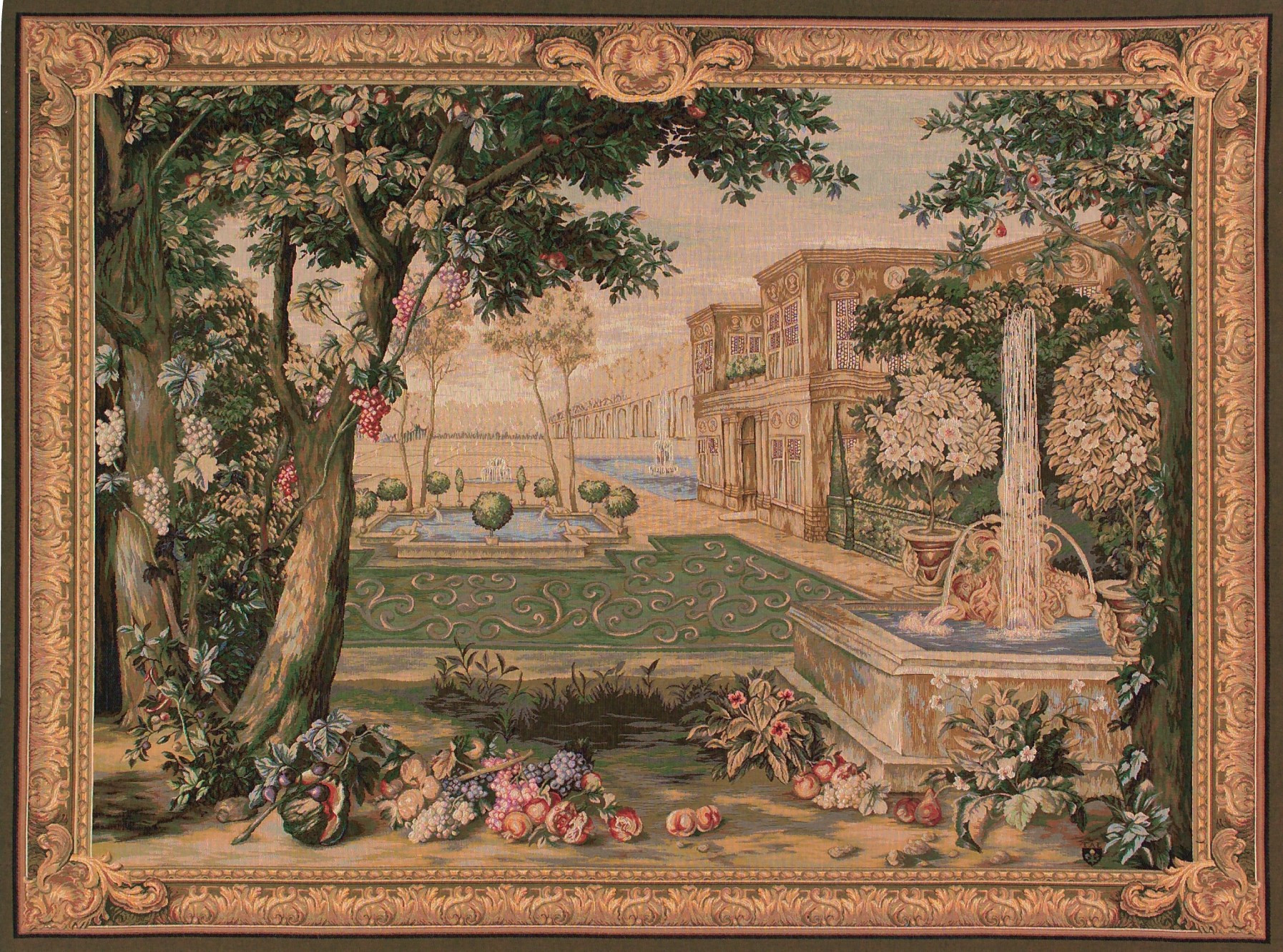 Arazzo Verdura Fontana