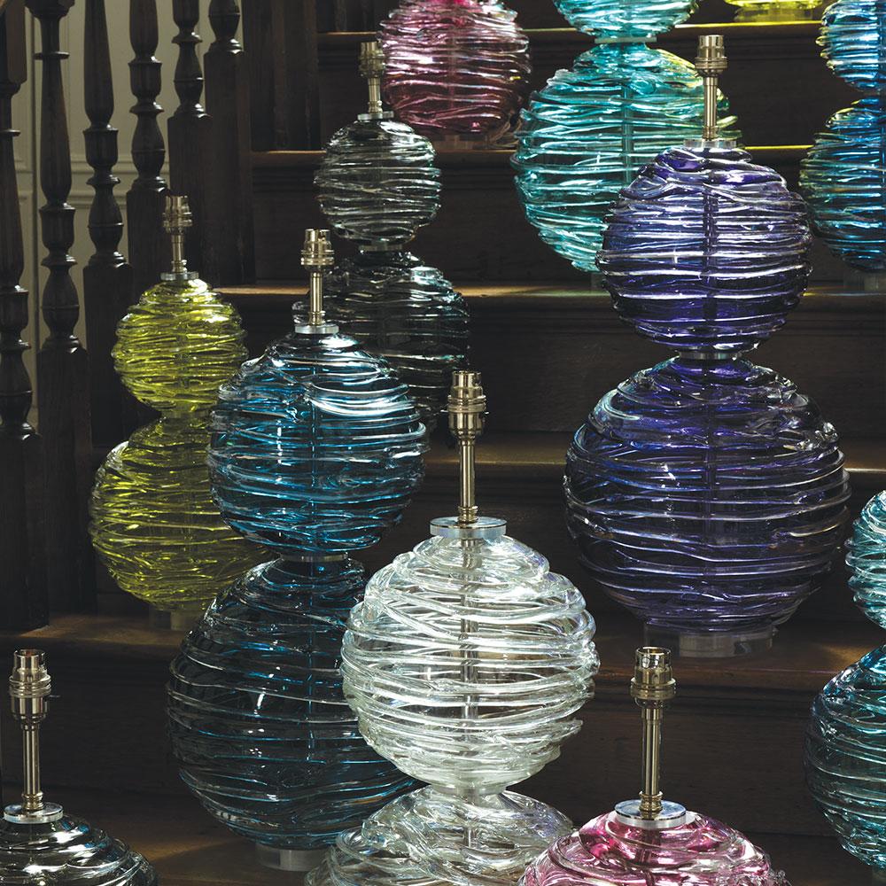 Lampada da tavolo Alfie Steel Blue