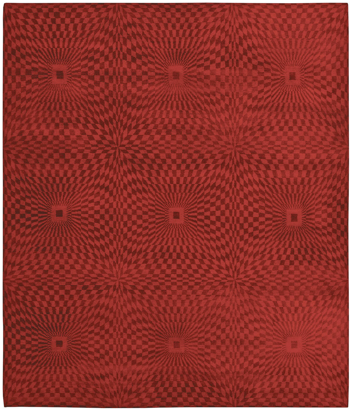 Tappeto Kaleidoscope Rosso | Misura: 250 x 300 cm