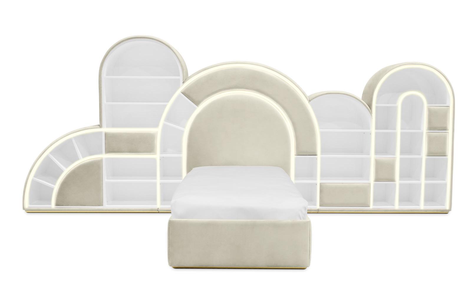 Letto Per Bambini Bubblegum Marshmallow Cream