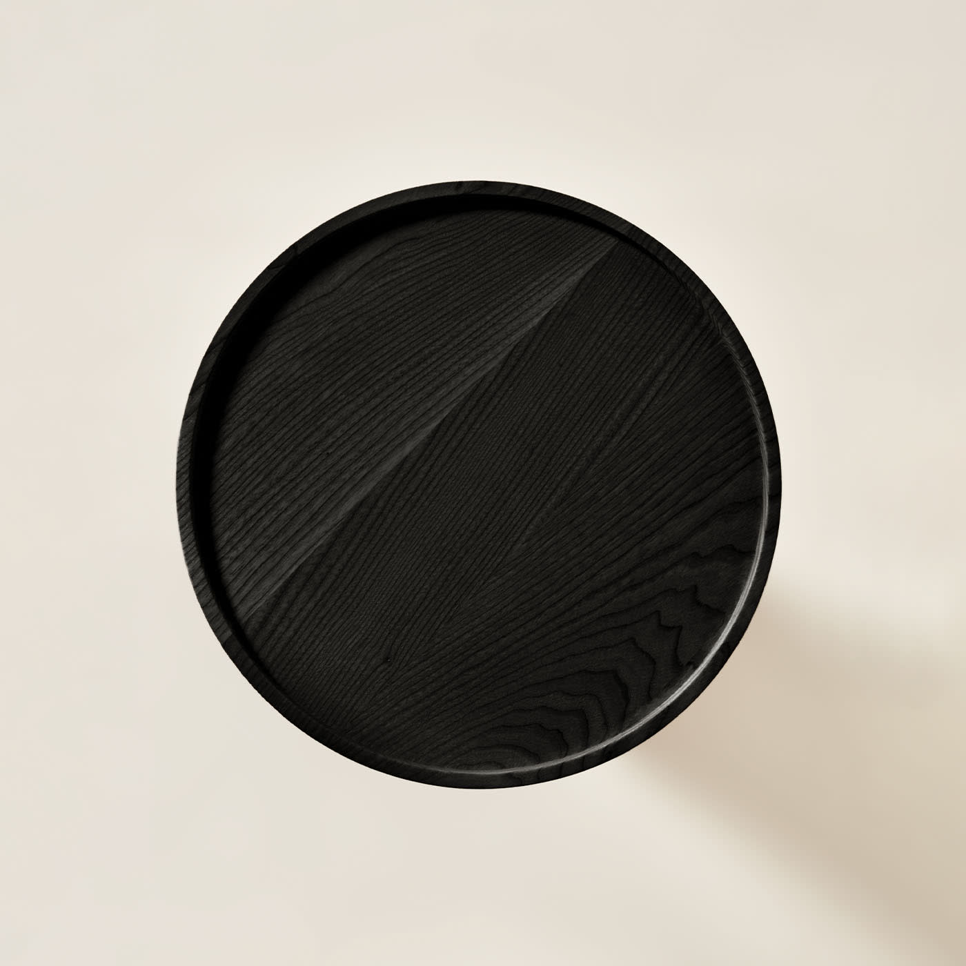 Tavolino da Caffè Nero Capitello | Dimensioni: Ø 40 cm