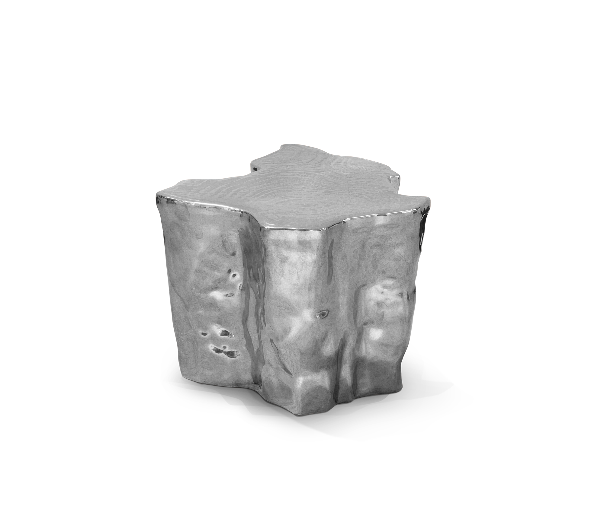 Tavolino in Ceramica Argento Horizon