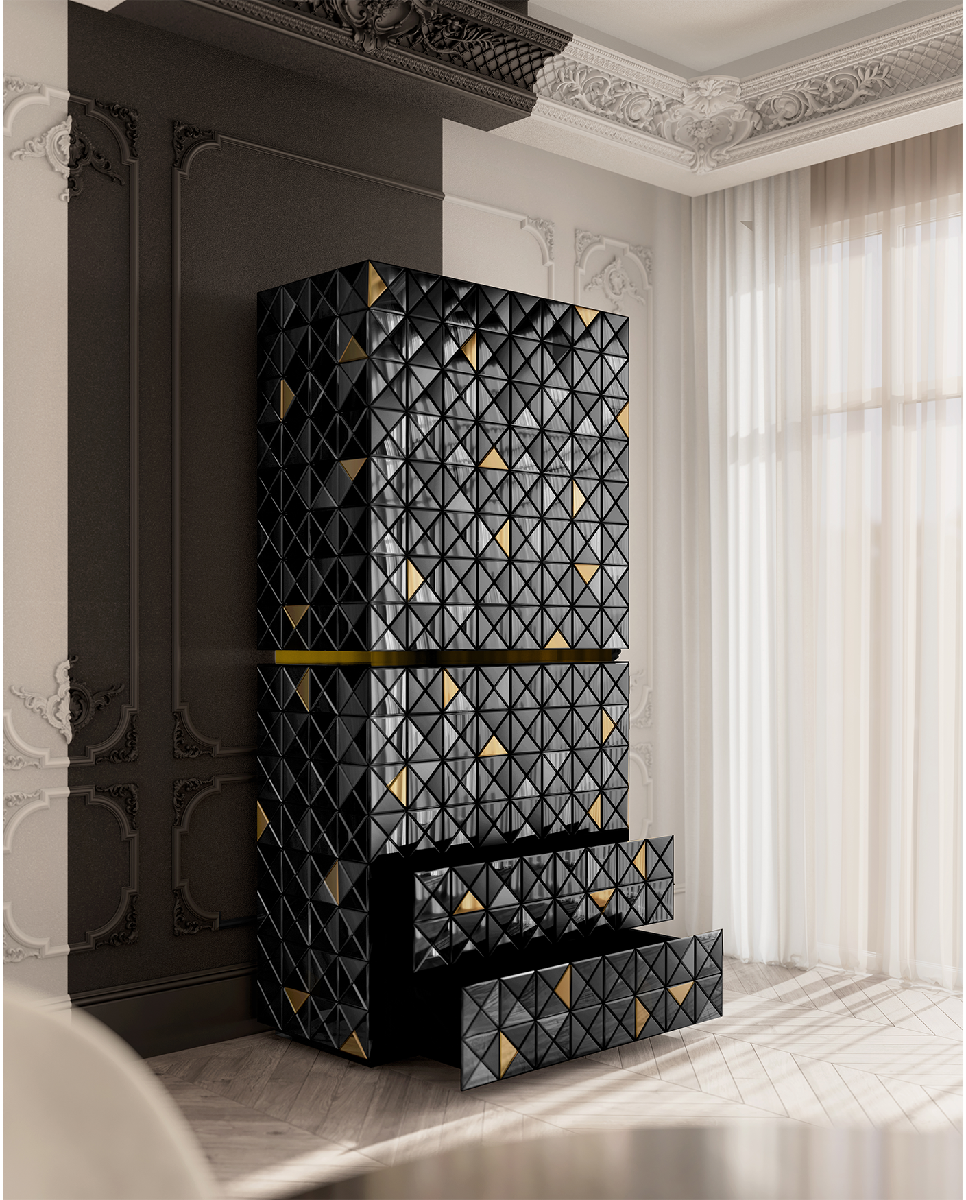 Mobile Nero Mosaic II