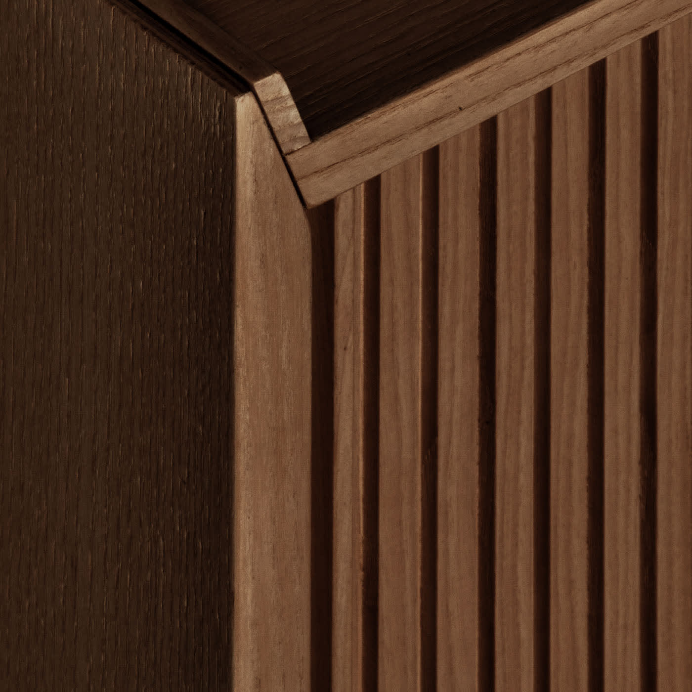 Credenza 3 Ante Marrone Sipario | Dimensioni: Height 78 cm
