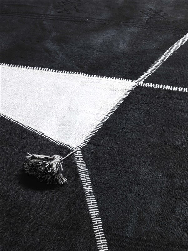 Tappeto Patchwork Canapa Black Is Black