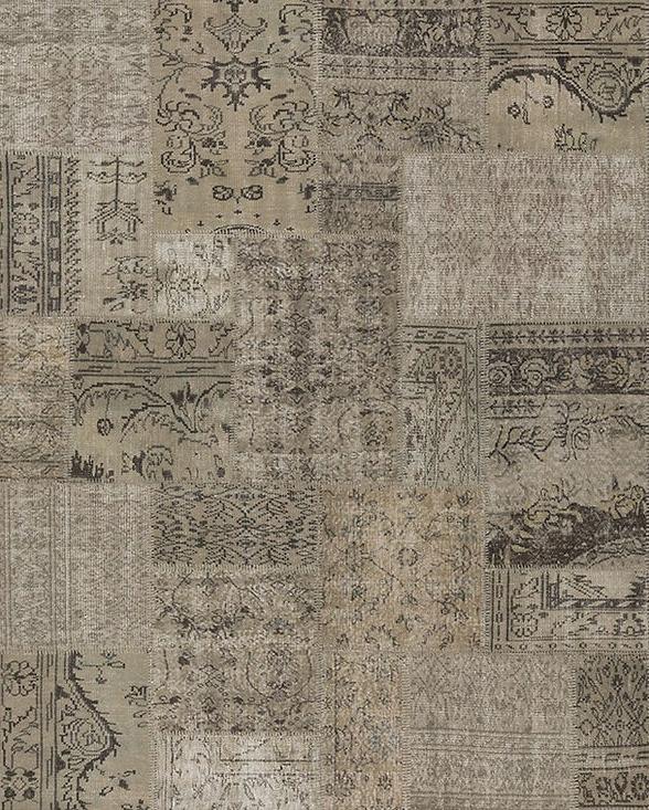 Tappeto Patchwork Visone