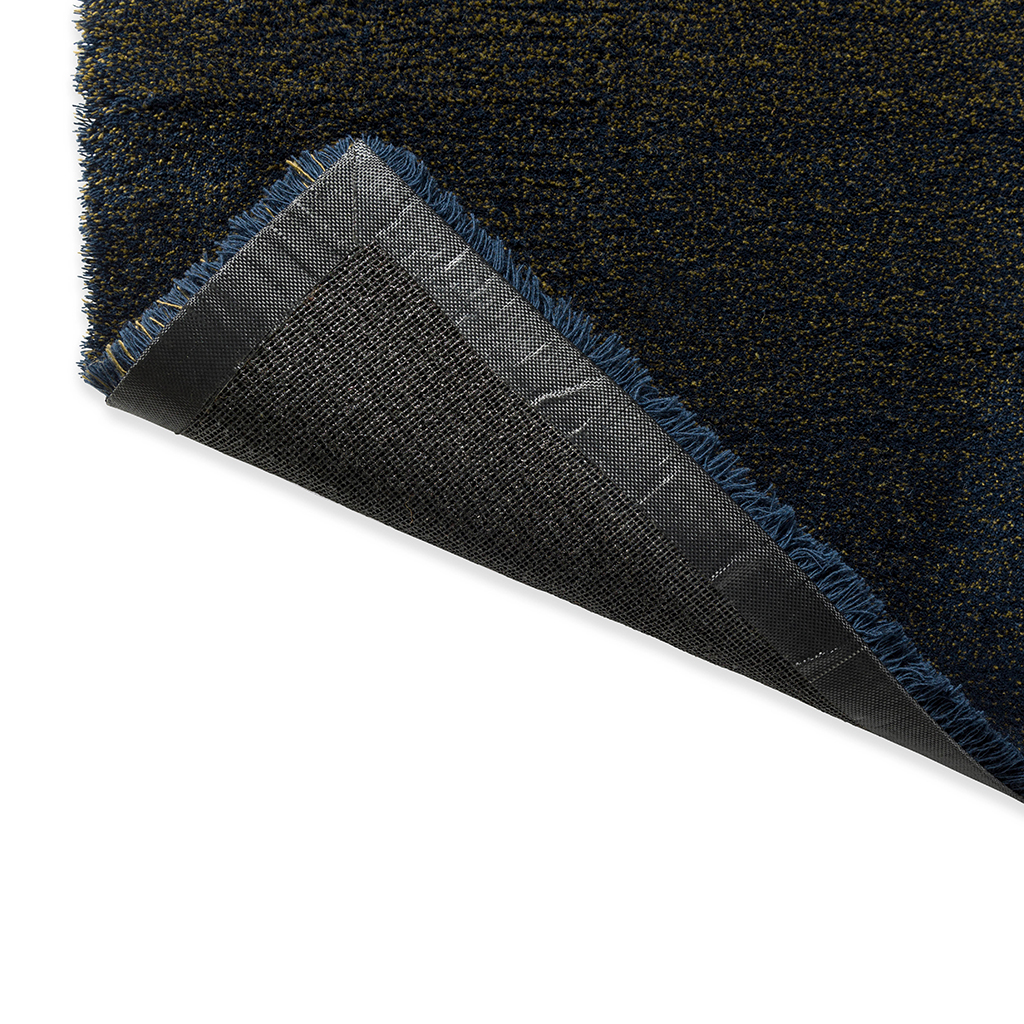 Tappeto Shade Low Ottone/Indaco