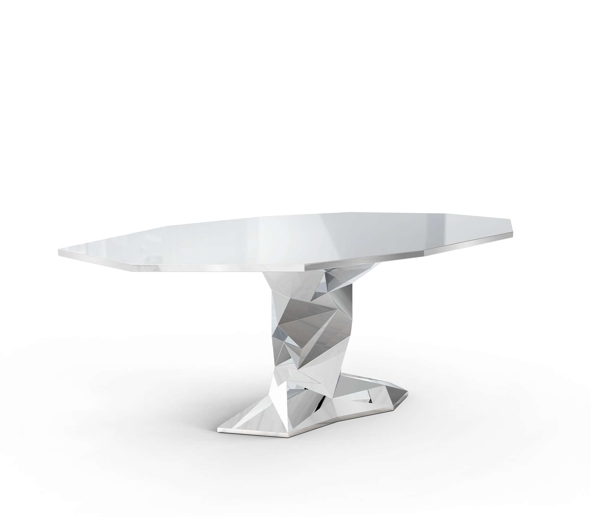 Tavolo da Pranzo Luxe Argento Bonsai