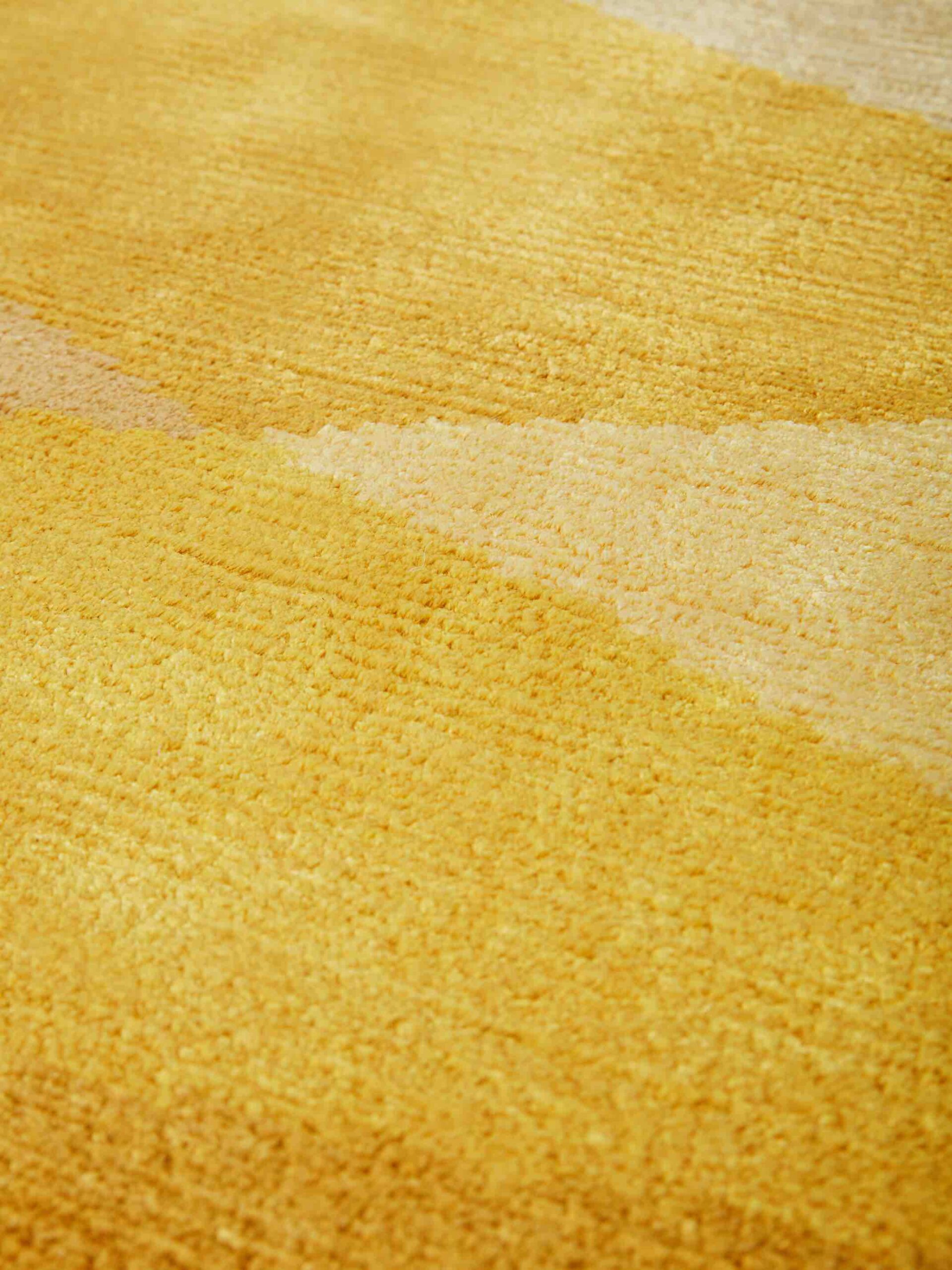 Tappeto Losanghe Ubriache Oro