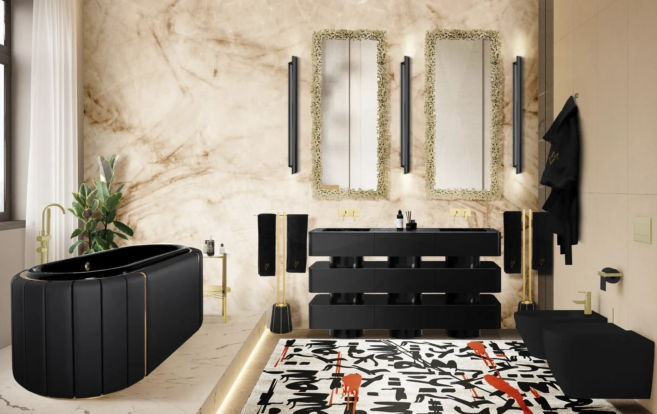 Vasca Da Bagno Regal Soak Black