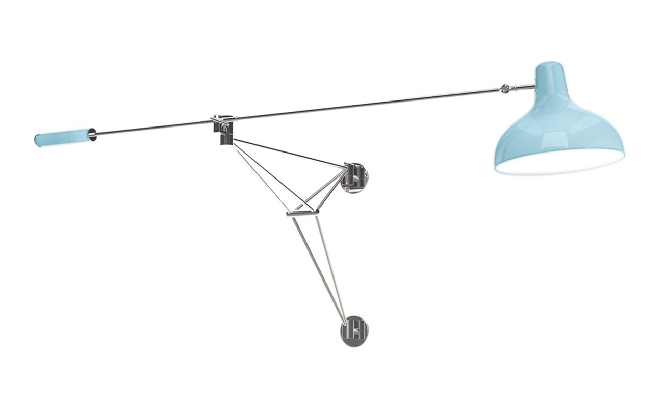 Lampada Da Parete Moonbeam Glow Blue